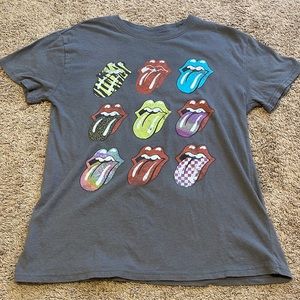 womens rolling stones graphic tee